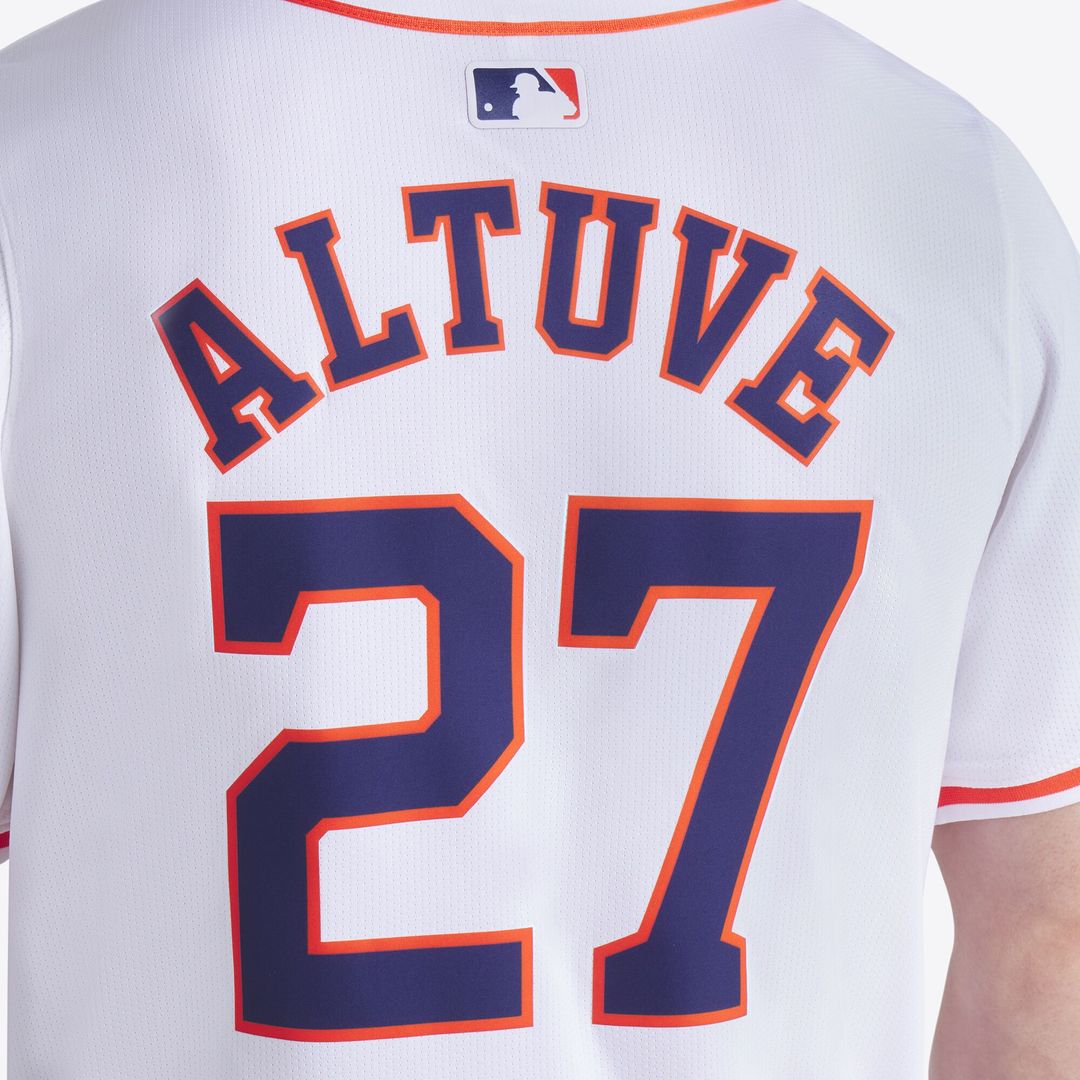 Houston Astros Jose Altuve Nike Home Limited Player Jersey - White Team Jersey Sports Fan Apparel