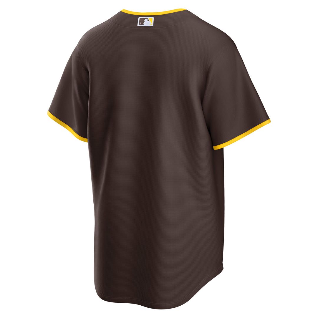 San Diego Padres Nike Road Replica Jersey - Brown Team Jersey Sports Fan Apparel