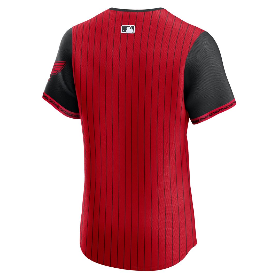 Chicago White Sox Nike 2025 City Connect Elite Jersey - Red/Black Team Jersey Sports Fan Apparel