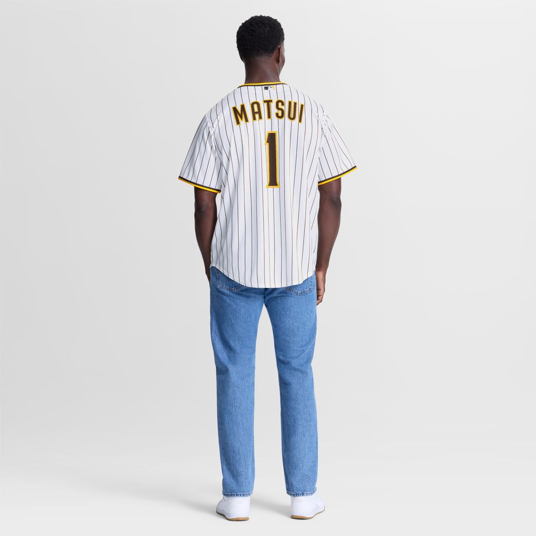 San Diego Padres Yuki Matsui Nike Home Replica Jersey - White Team Jersey Sports Fan Apparel