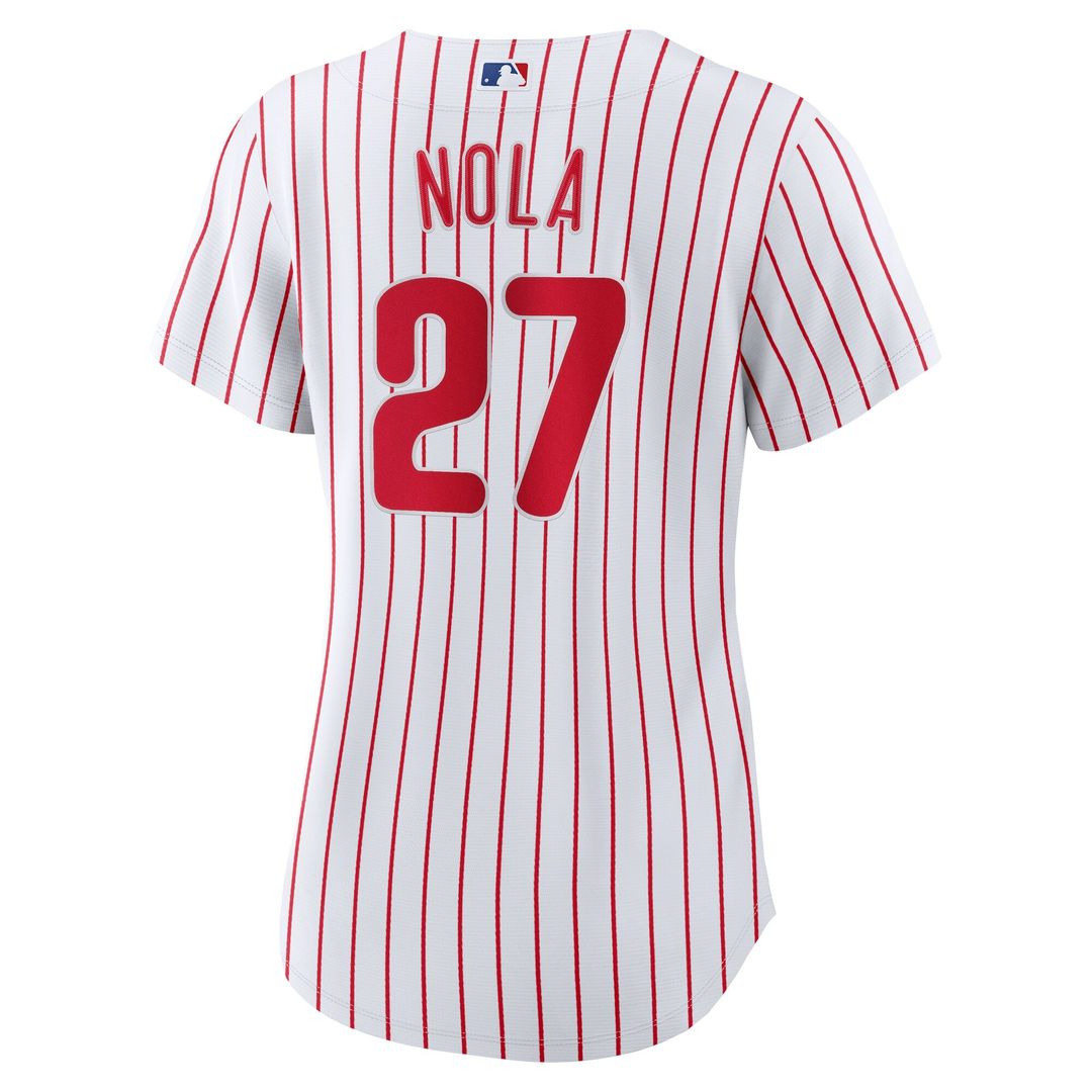 Philadelphia Phillies Aaron Nola Nike Women's Home Replica Jersey - White Team Jersey Sports Fan Apparel