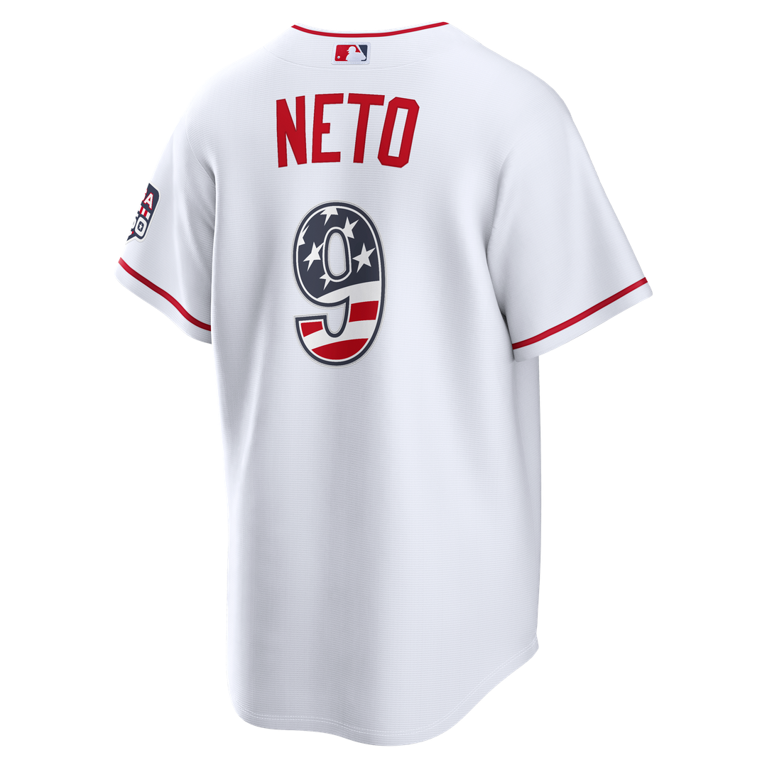 Los Angeles Angels Zach Neto Nike USA 250 Fourth of July Stadium Jersey - White Team Jersey Sports Fan Apparel