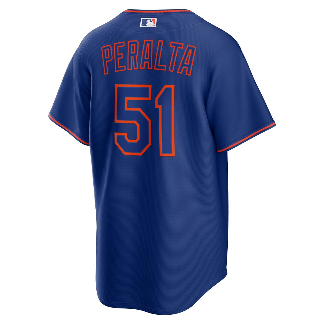 New York Mets Freddy Peralta Nike Alternate Replica Jersey - Royal Team Jersey Sports Fan Apparel