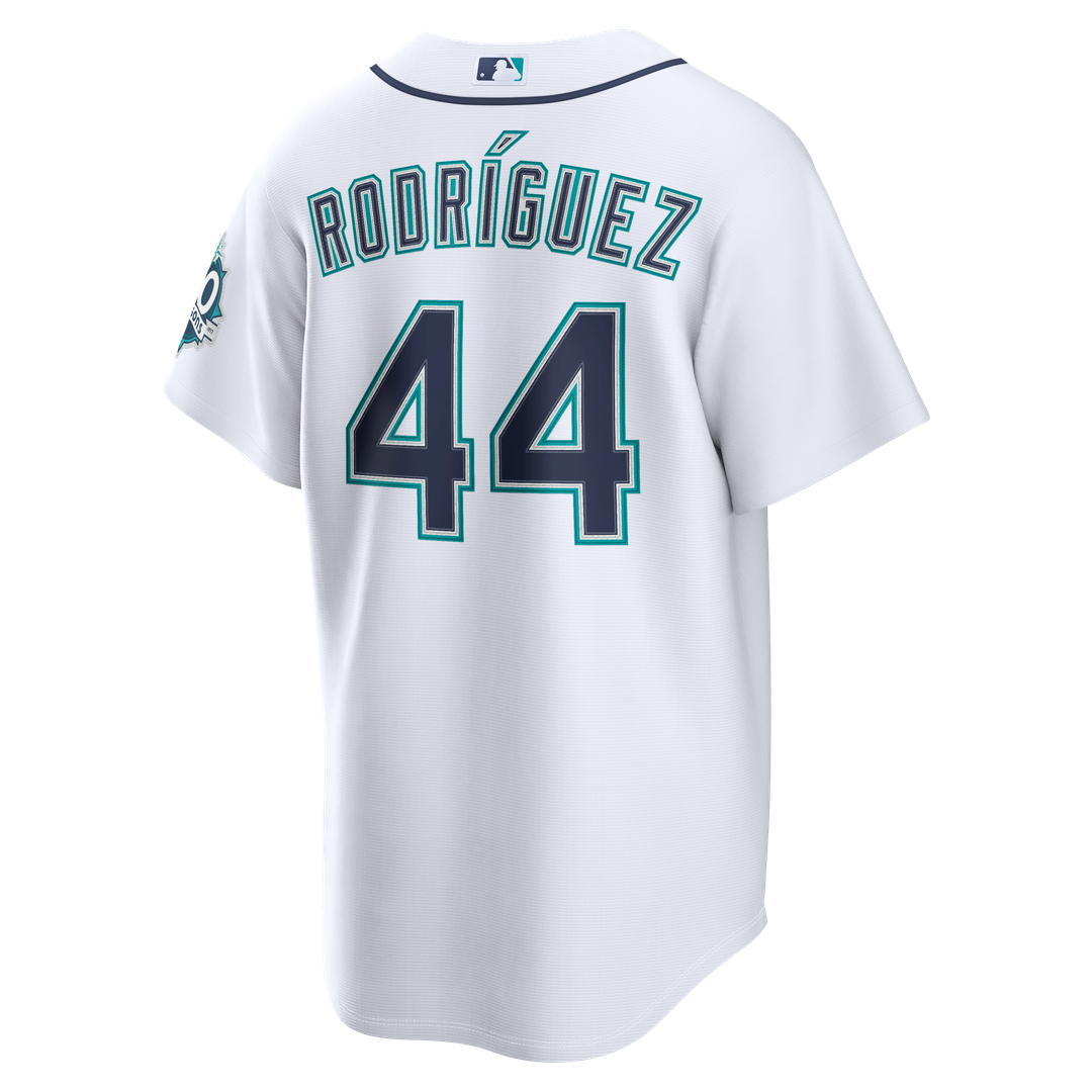 Seattle Mariners Julio Rodríguez Nike Alternate Stadium 50th Season Patch Jersey - Teal Team Jersey Sports Fan Apparel