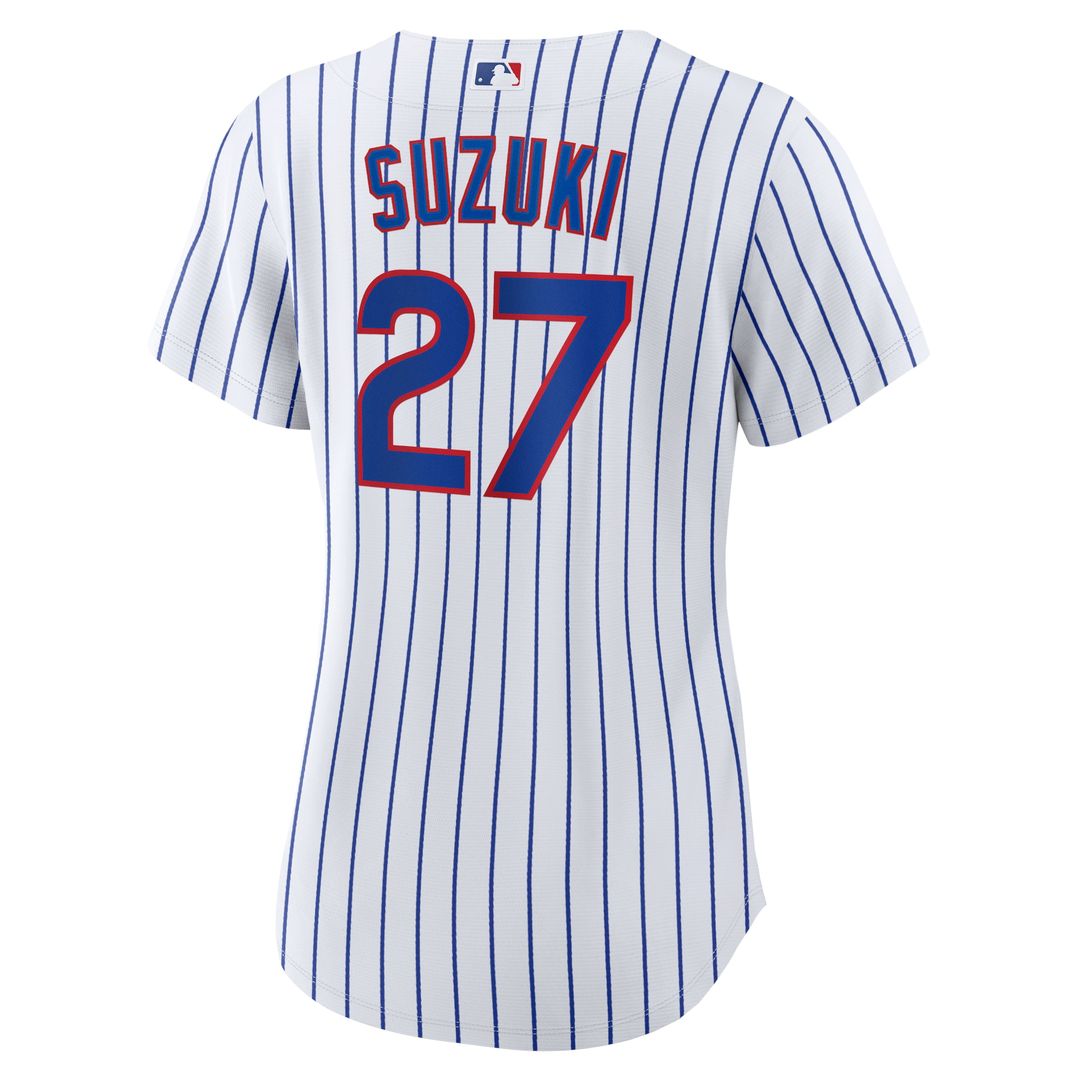 Chicago Cubs Seiya Suzuki Nike Women's Home Replica Jersey - White Team Jersey Sports Fan Apparel