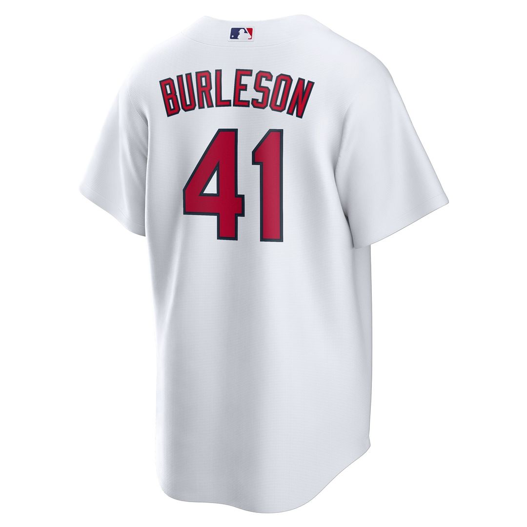 St. Louis Cardinals Alec Burleson Nike Home Replica Jersey - White Team Jersey Sports Fan Apparel