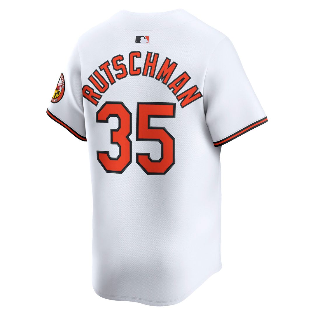 Baltimore Orioles Adley Rutschman Nike Home Limited Player Jersey - White Team Jersey Sports Fan Apparel