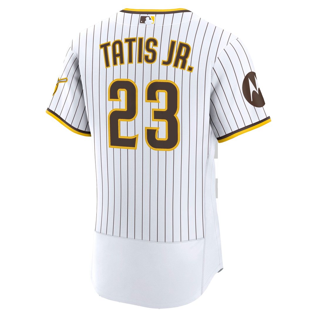 San Diego Padres Fernando Tatis Jr. Nike Home Authentic Sponsor Patch Jersey - White Team Jersey Sports Fan Apparel