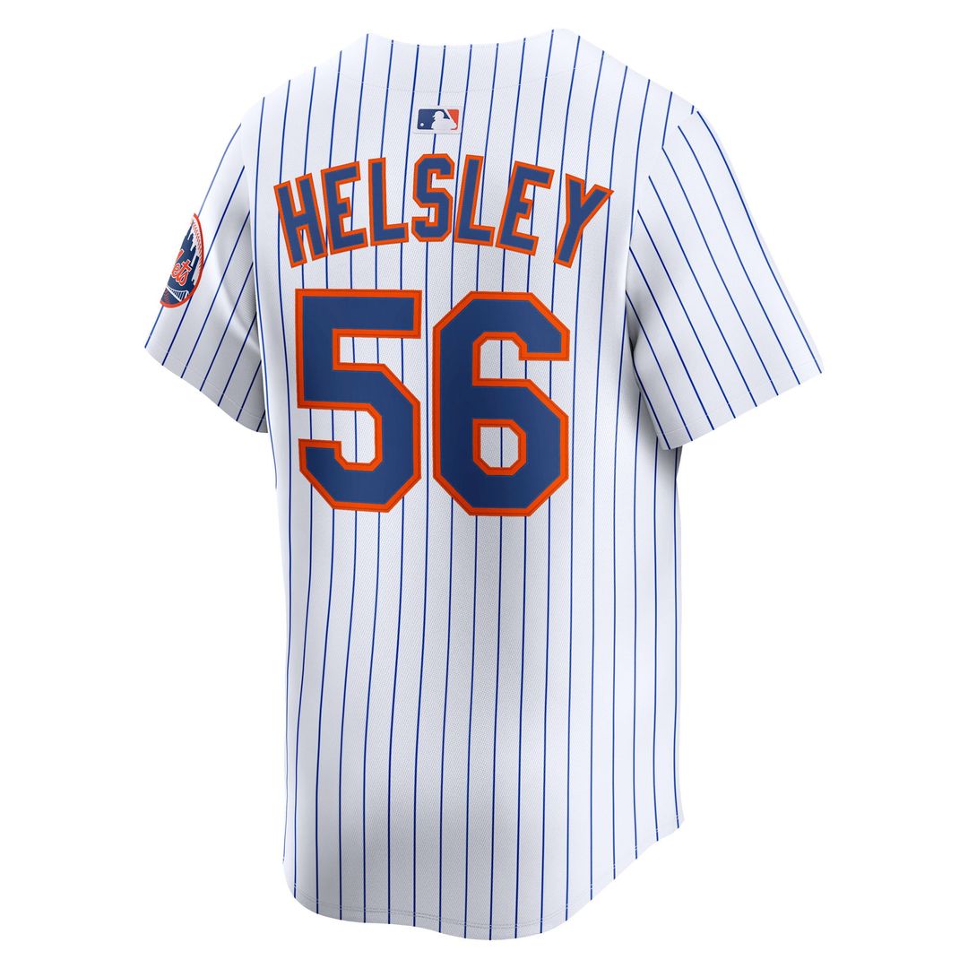 New York Mets Ryan Helsley Nike Home Limited Player Jersey - White Team Jersey Sports Fan Apparel