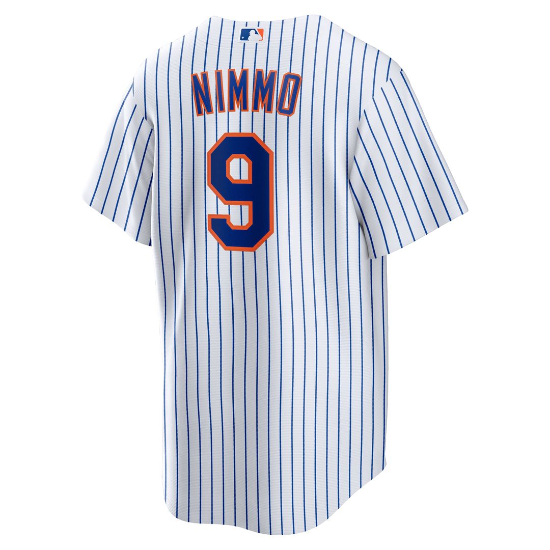 New York Mets Brandon Nimmo Nike Home Replica Jersey - White Team Jersey Sports Fan Apparel