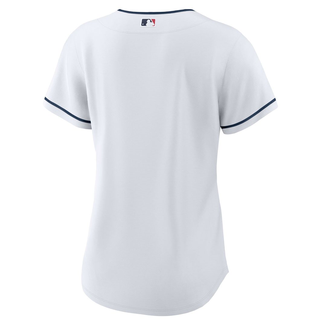 Cleveland Guardians Nike Women's Alternate Official Replica Jersey - Navy Team Jersey Sports Fan Apparel