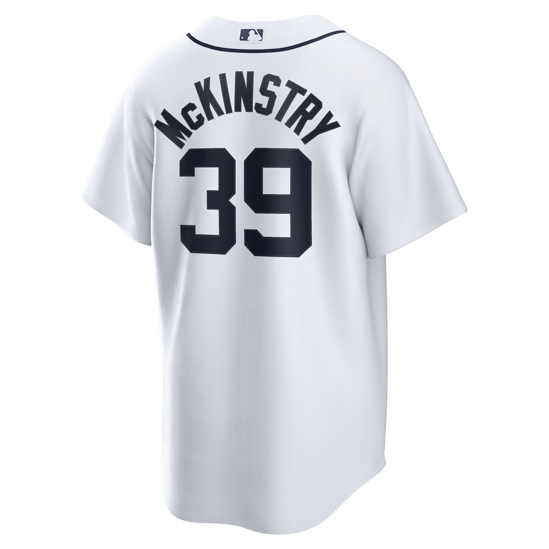 Detroit Tigers Zach McKinstry Nike Home Replica Jersey - White Team Jersey Sports Fan Apparel