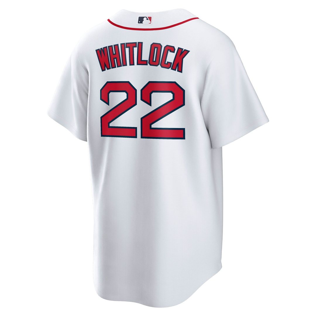 Boston Red Sox Garrett Whitlock Nike Home Replica Jersey - White Team Jersey Sports Fan Apparel