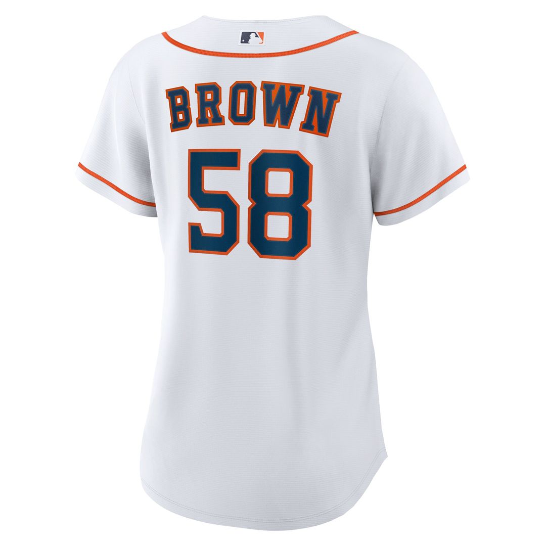 Houston Astros Hunter Brown Nike Women's Home Replica Jersey - White Team Jersey Sports Fan Apparel