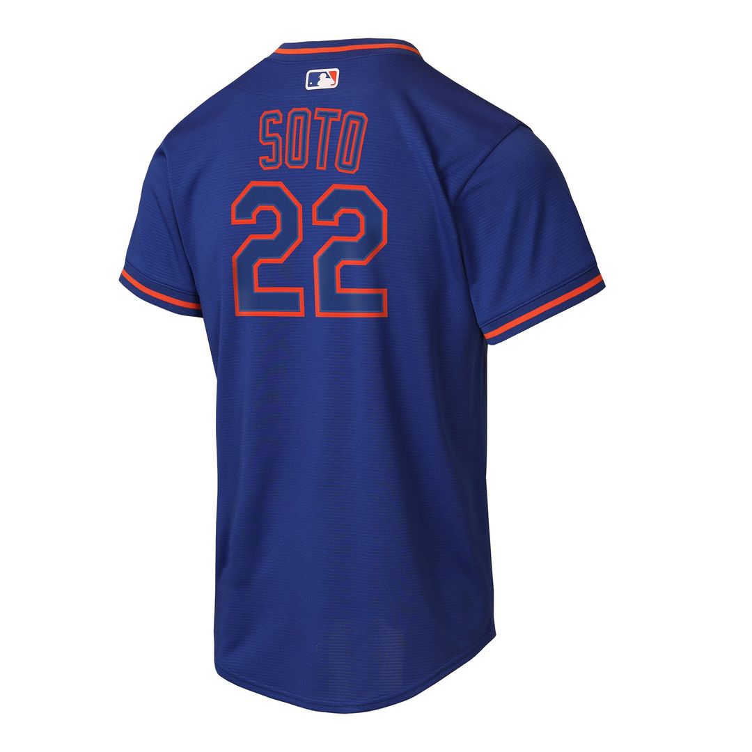 New York Mets Juan Soto Nike Youth Alternate Replica Jersey - Black Team Jersey Sports Fan Apparel