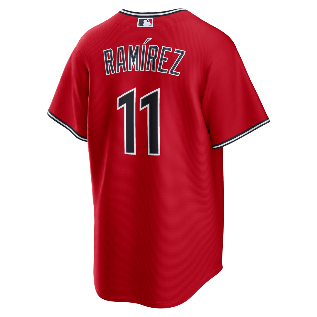 Cleveland Guardians José Ramírez Nike Alternate Replica Jersey - Red Team Jersey Sports Fan Apparel