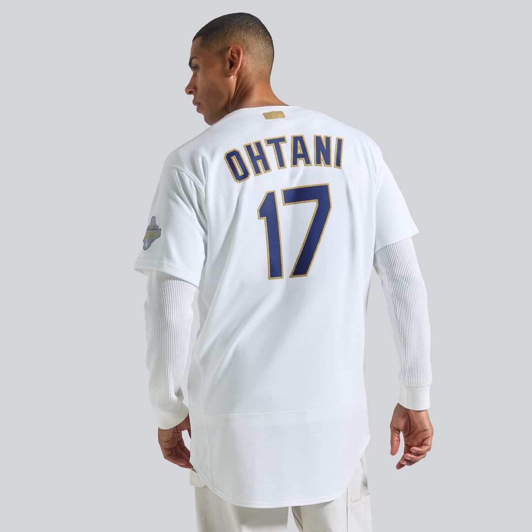 Los Angeles Dodgers Shohei Ohtani Nike 2026 Gold Collection Authentic Jersey - White Team Jersey Sports Fan Apparel