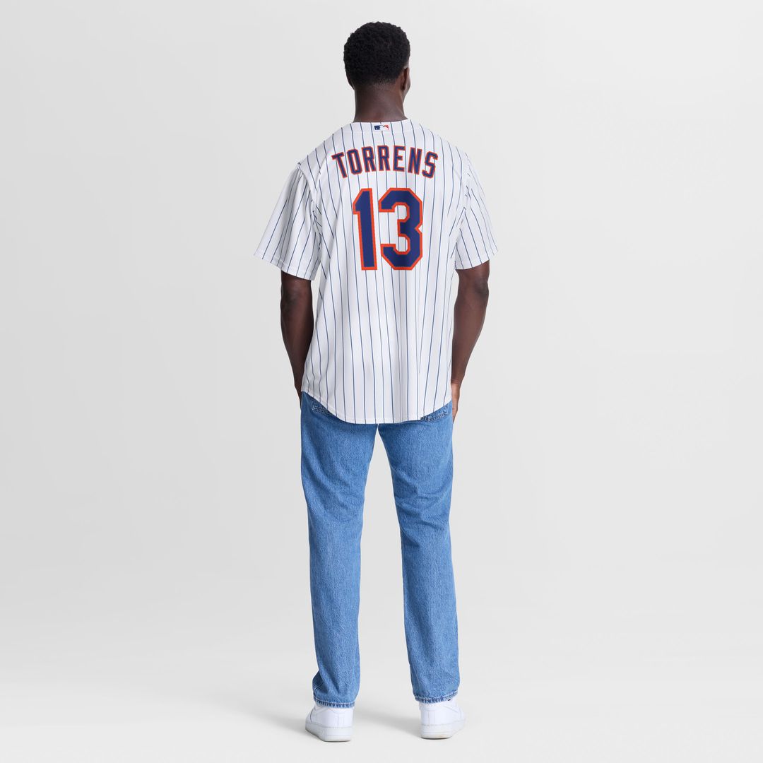 New York Mets Luis Torrens Nike Home Replica Jersey - White Team Jersey Sports Fan Apparel