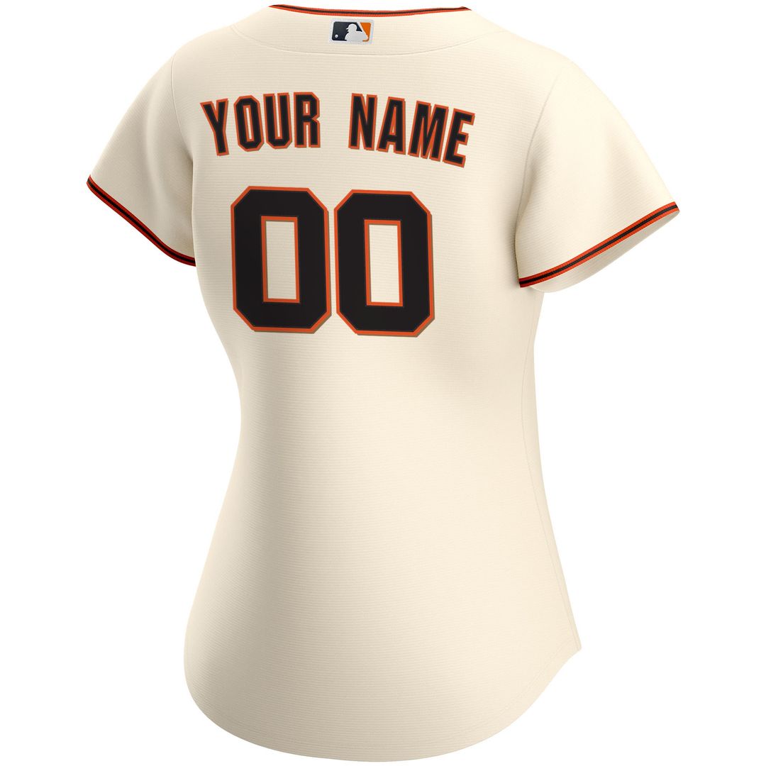 San Francisco Giants Nike Women's Home Replica Custom Jersey - Cream Team Jersey Sports Fan Apparel