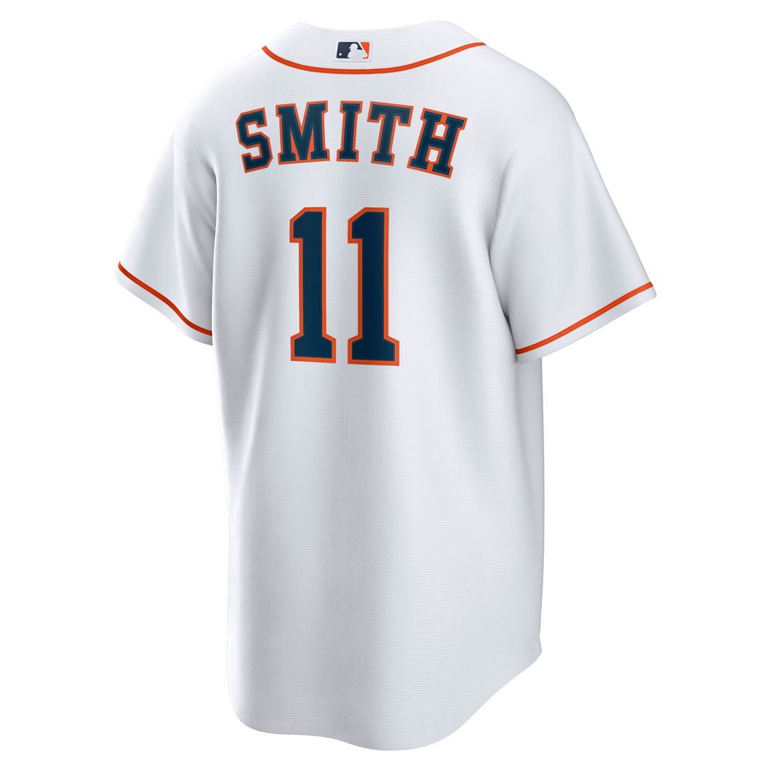 Houston Astros Cam Smith Nike Home Replica Jersey - White Team Jersey Sports Fan Apparel
