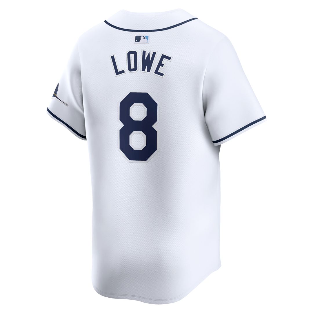 Tampa Bay Rays Brandon Lowe Nike Home Limited Player Jersey - White Team Jersey Sports Fan Apparel