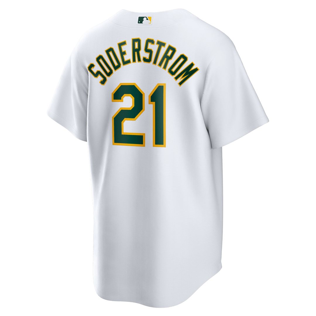 Athletics Tyler Soderstrom Nike Home Replica Jersey - White Team Jersey Sports Fan Apparel
