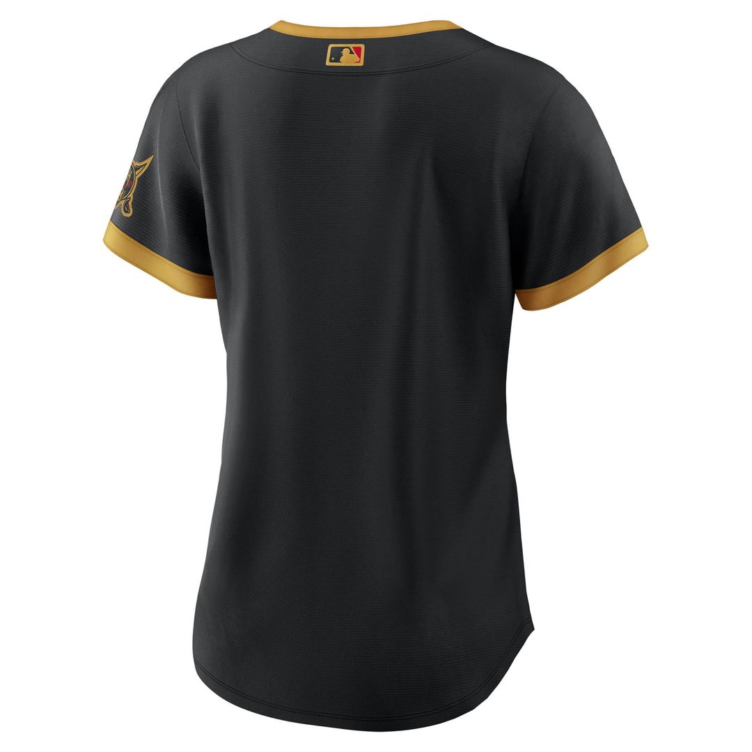 Pittsburgh Pirates Nike Women's 2026 City Connect Stadium Jersey - Black Team Jersey Sports Fan Apparel
