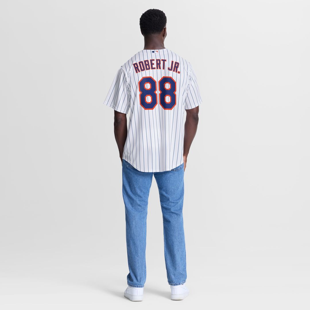 New York Mets Luis Robert Jr. Nike Home Replica Jersey - White Team Jersey Sports Fan Apparel