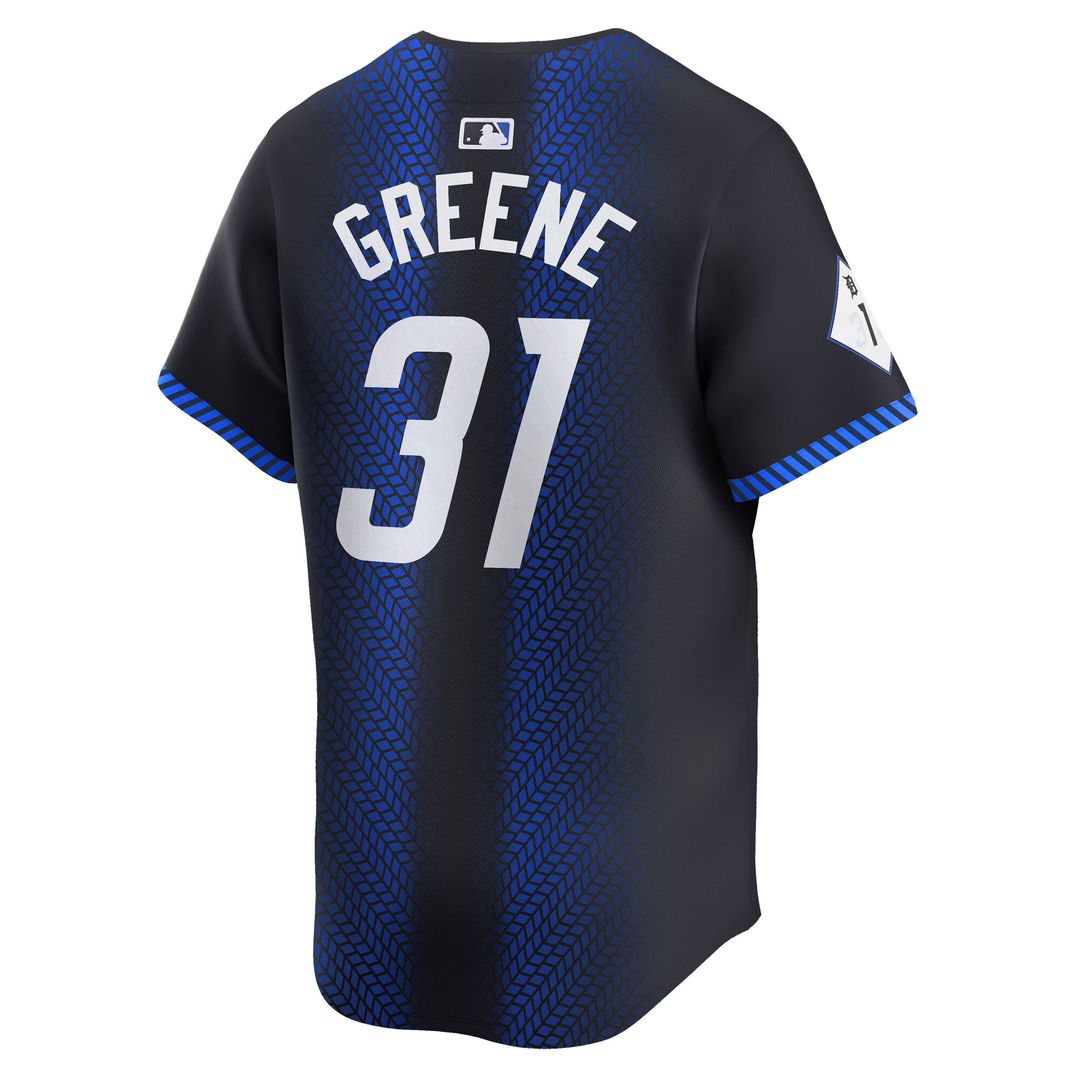 Detroit Tigers Riley Greene Nike City Connect Limited Jersey - Navy Team Jersey Sports Fan Apparel