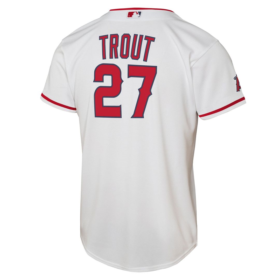 Los Angeles Angels Mike Trout Nike Youth Home Stadium Player Jersey - White Team Jersey Sports Fan Apparel