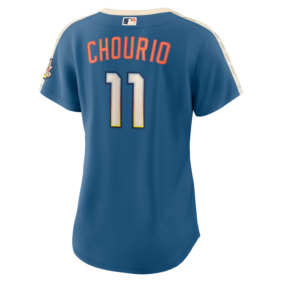 Milwaukee Brewers Jackson Chourio Nike Women's 2026 City Connect Stadium Jersey - Mineral Blue Team Jersey Sports Fan Apparel