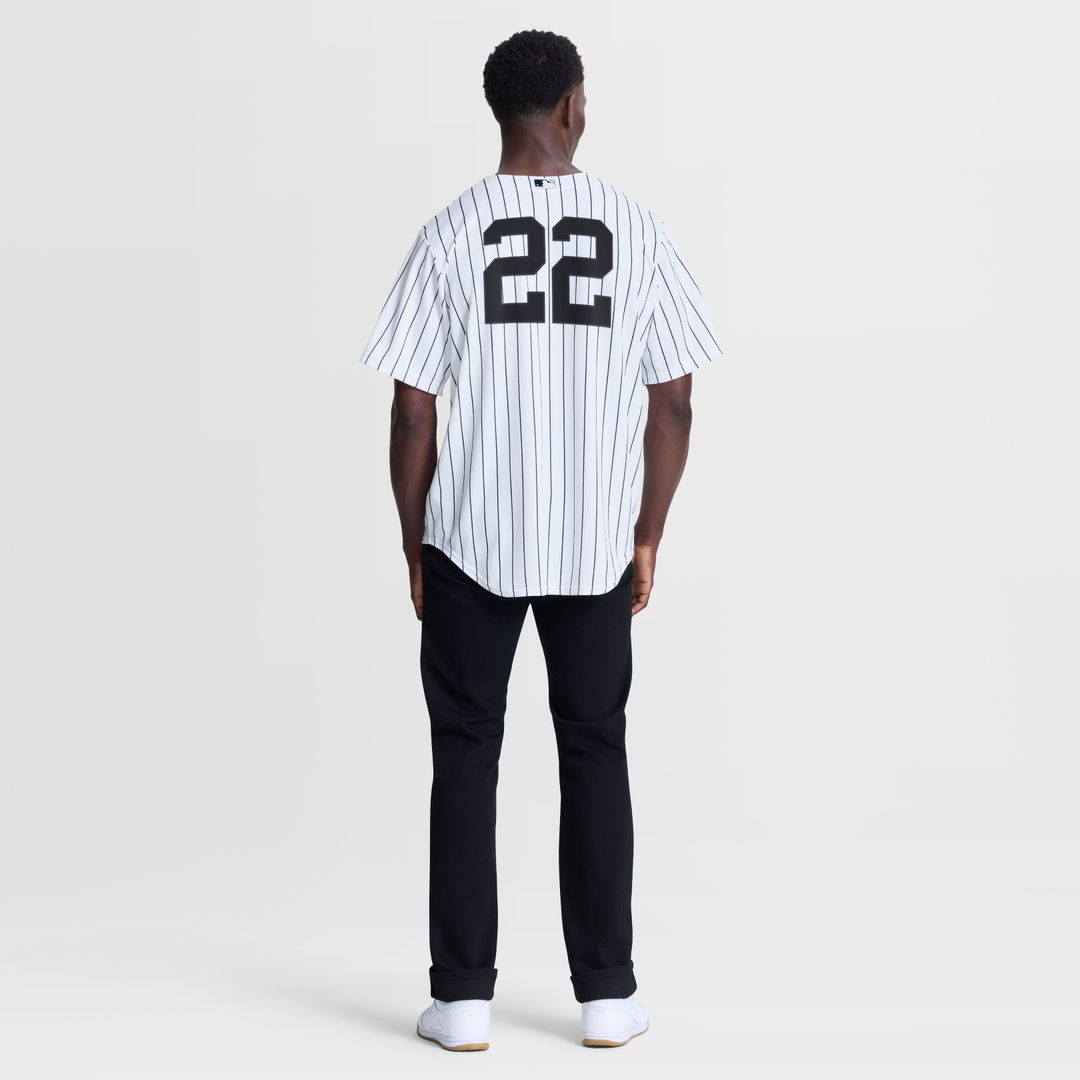 New York Yankees Ben Rice Nike Home Replica Jersey - White Team Jersey Sports Fan Apparel