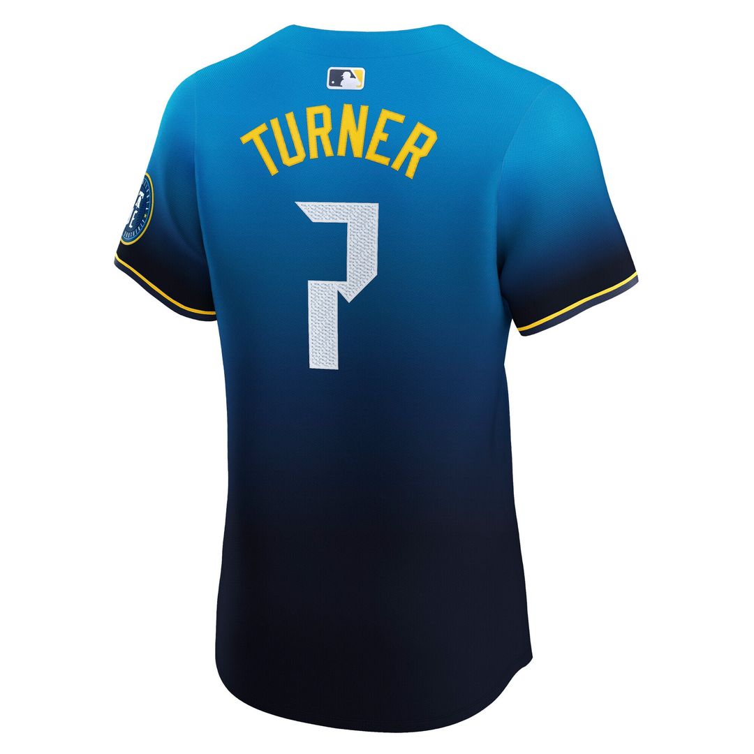 Philadelphia Phillies Trea Turner Nike City Connect Elite Jersey - Navy Team Jersey Sports Fan Apparel