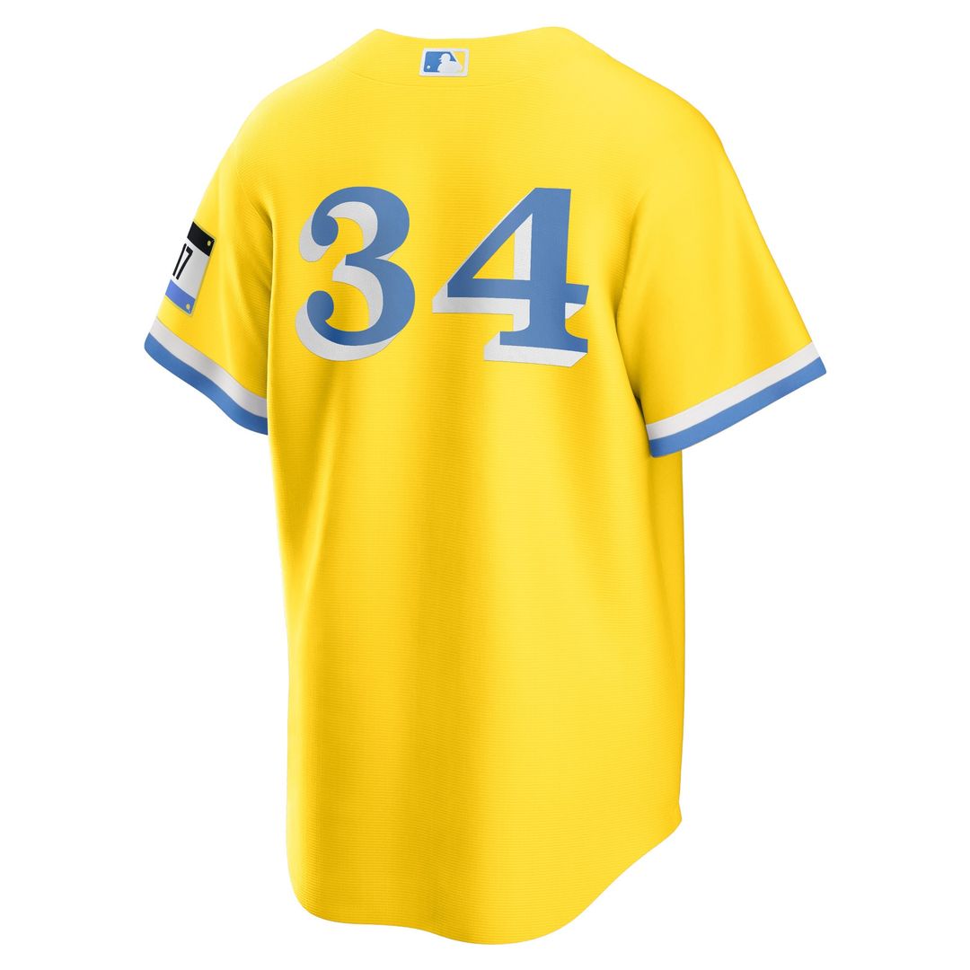 Boston Red Sox David Ortiz Nike Retired Player City Connect Replica Jersey - Gold Team Jersey Sports Fan Apparel