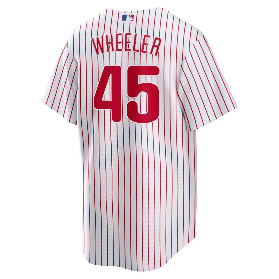 Philadelphia Phillies Zack Wheeler Nike Home Replica Jersey - White Team Jersey Sports Fan Apparel