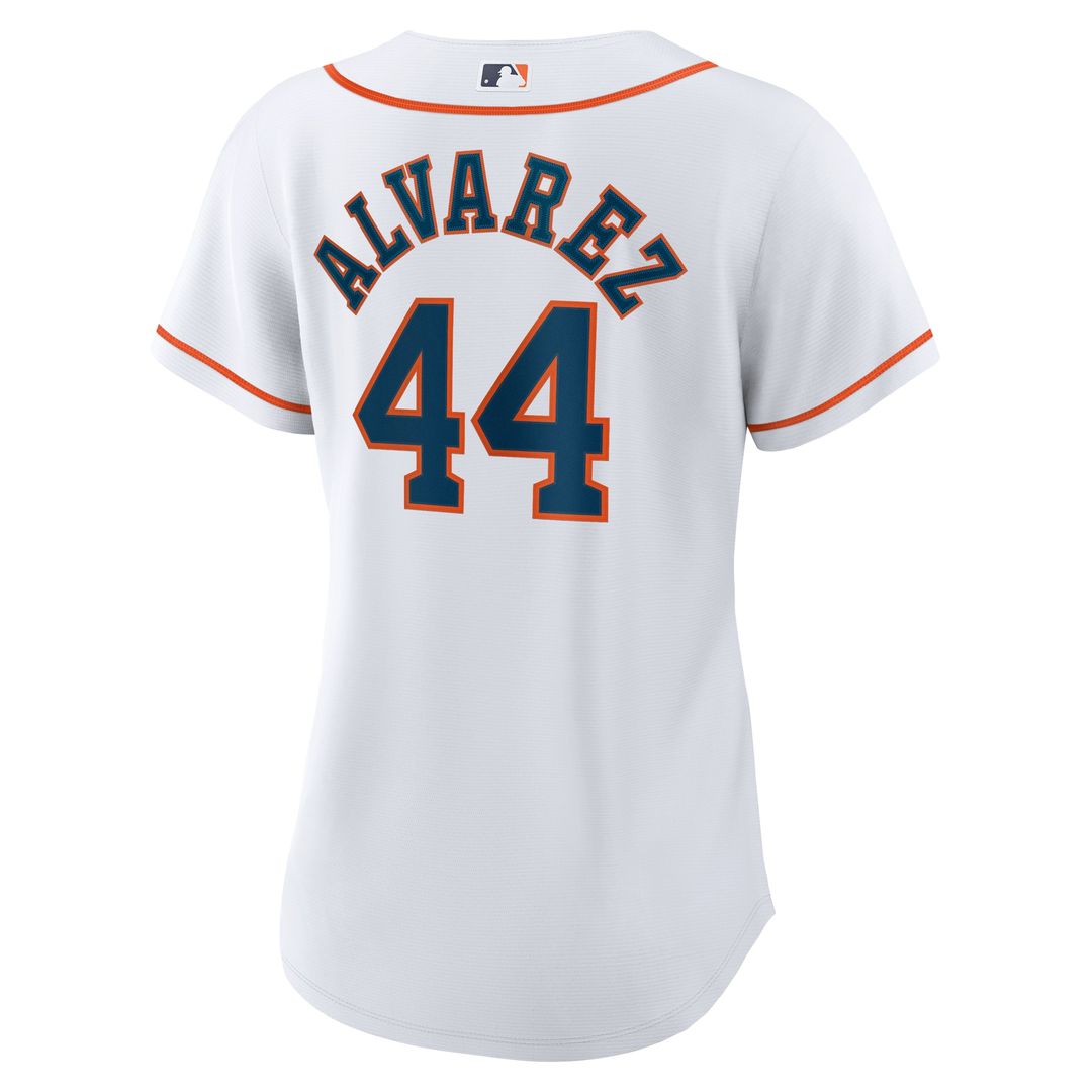 Houston Astros Yordan Alvarez Nike Women's Home Replica Jersey - White Team Jersey Sports Fan Apparel