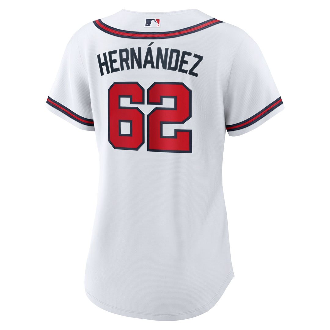 Atlanta Braves Daysbel Hernandez Nike Women's Home Replica Jersey - White Team Jersey Sports Fan Apparel