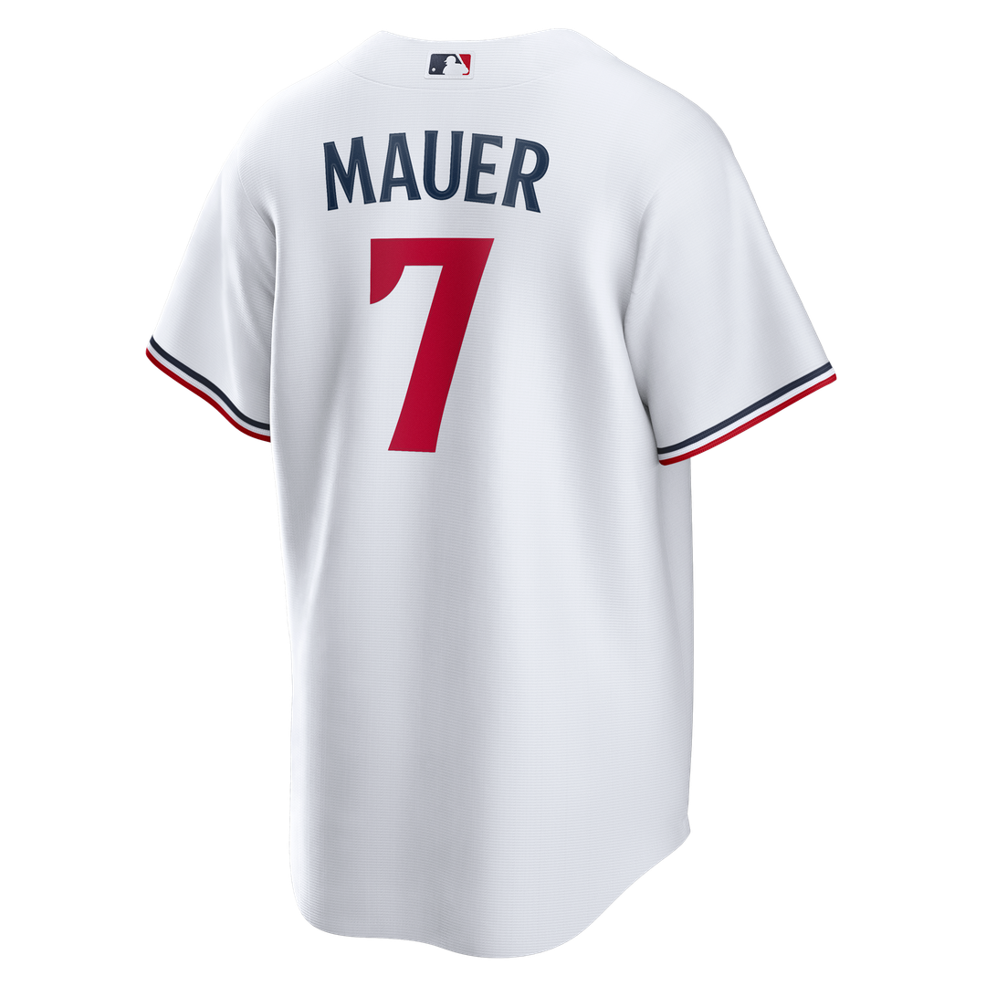 Minnesota Twins Joe Mauer Nike Home Retired Player Replica Jersey - White Team Jersey Sports Fan Apparel