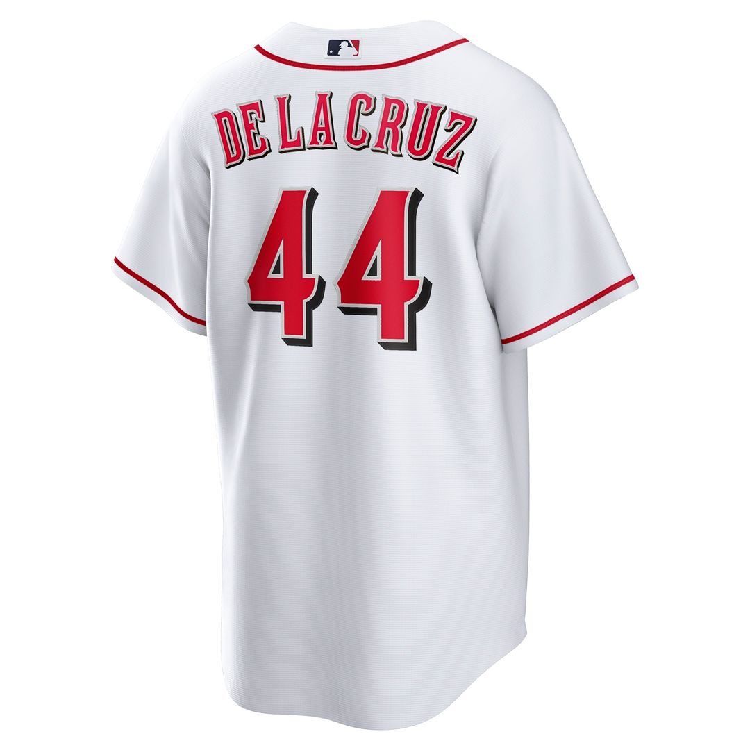 Cincinnati Reds Elly De La Cruz Nike Home Replica Jersey - White Team Jersey Sports Fan Apparel