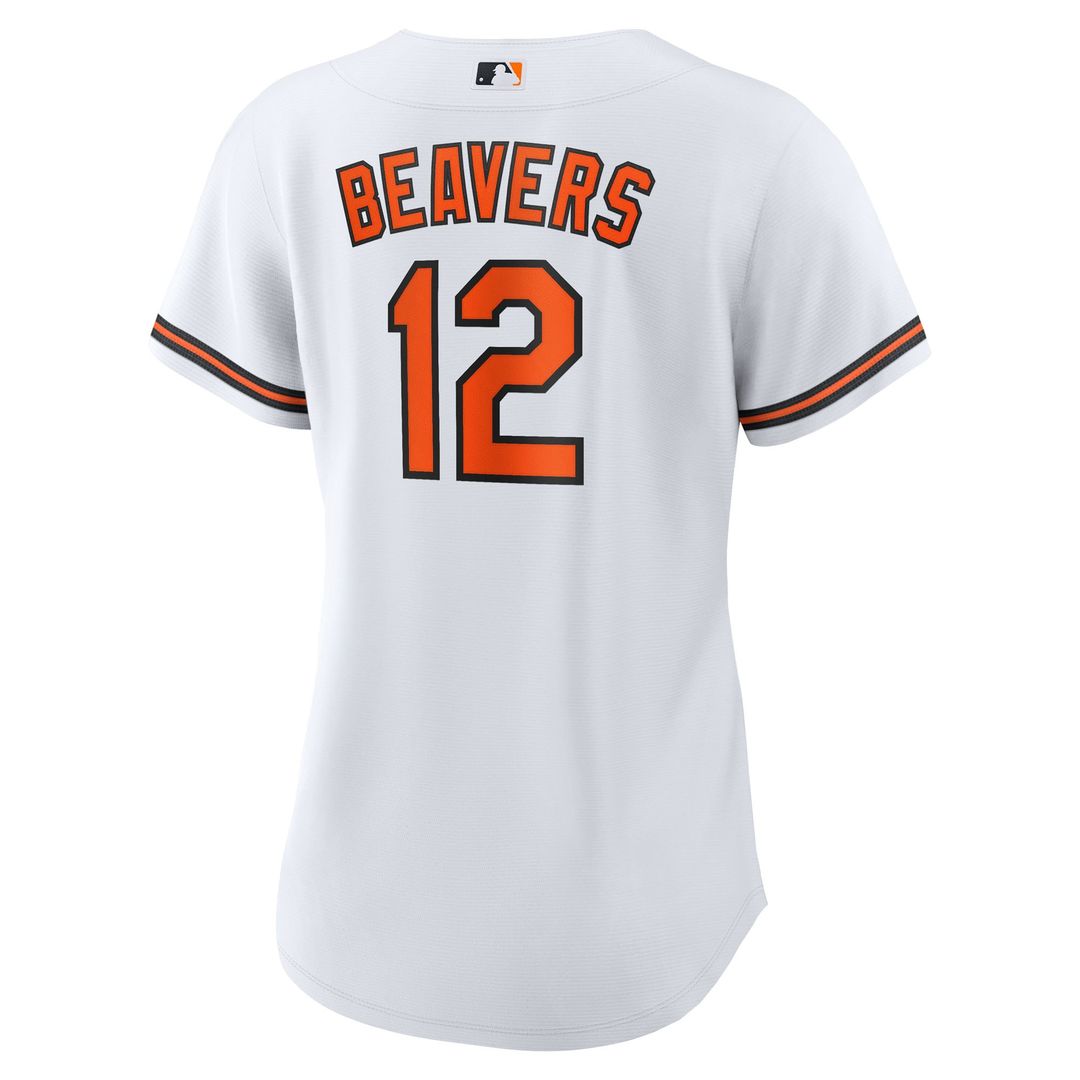 Baltimore Orioles Dylan Beavers Nike Women's Home Replica Jersey - White Team Jersey Sports Fan Apparel