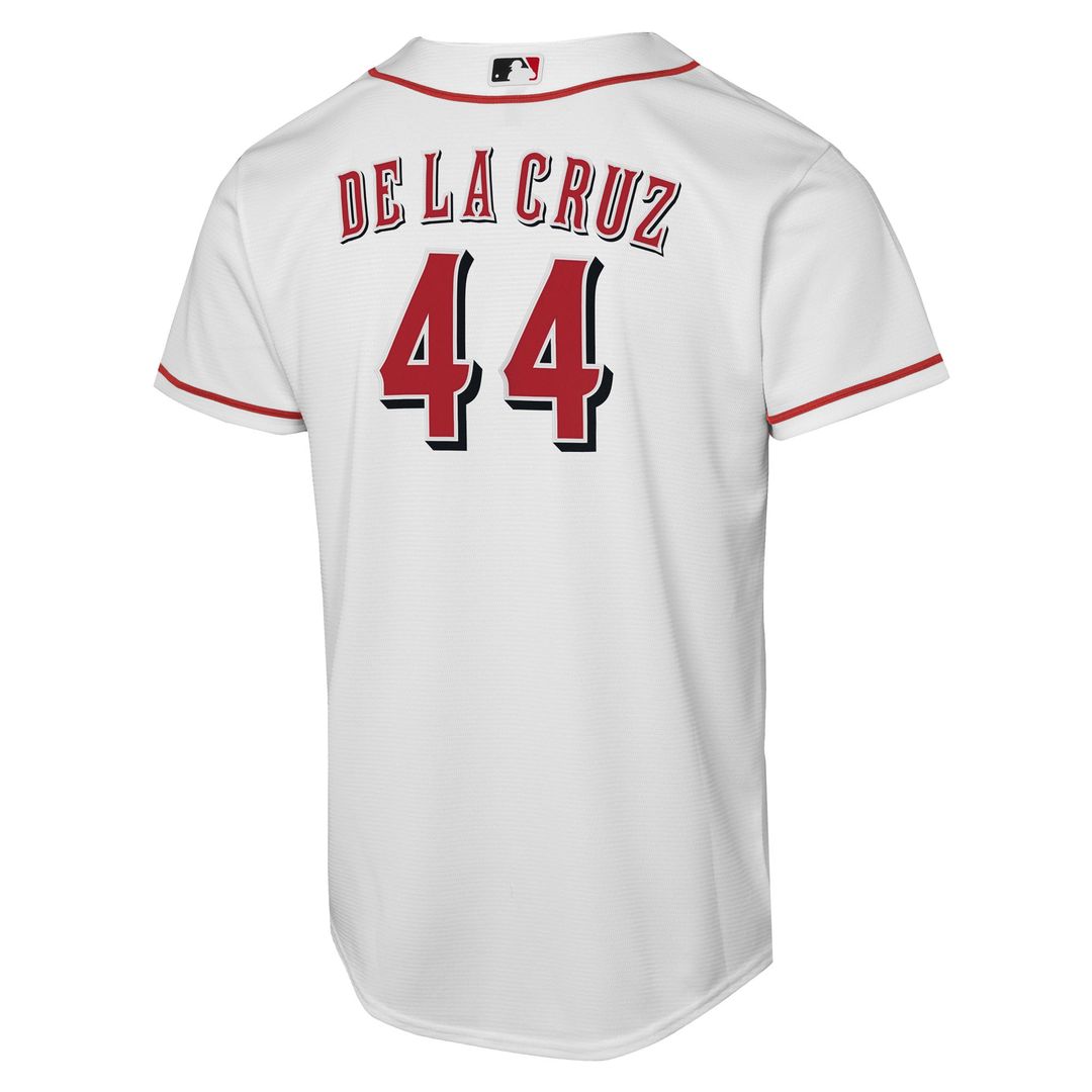 Cincinnati Reds Elly De La Cruz Nike Youth Home Replica Player Jersey - White Team Jersey Sports Fan Apparel