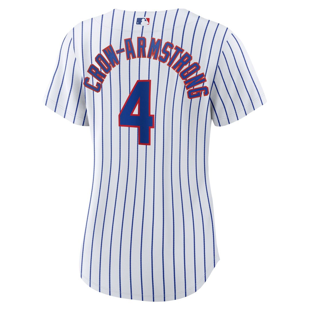 Chicago Cubs Pete Crow - Armstrong Nike Women's Home Replica Jersey - White Team Jersey Sports Fan Apparel