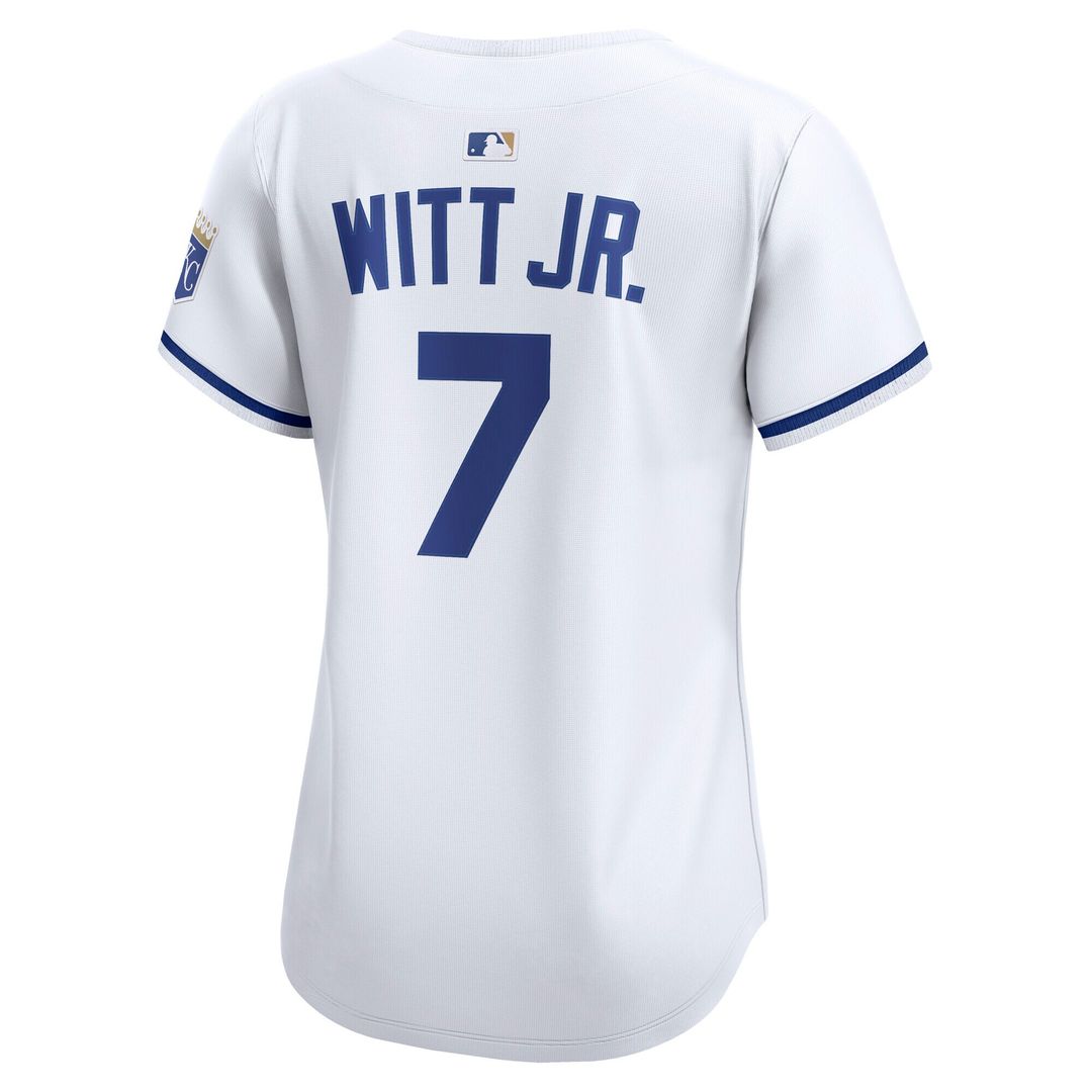 Kansas City Royals Bobby Witt Jr. Nike Women's Home Limited Player Jersey - White Team Jersey Sports Fan Apparel