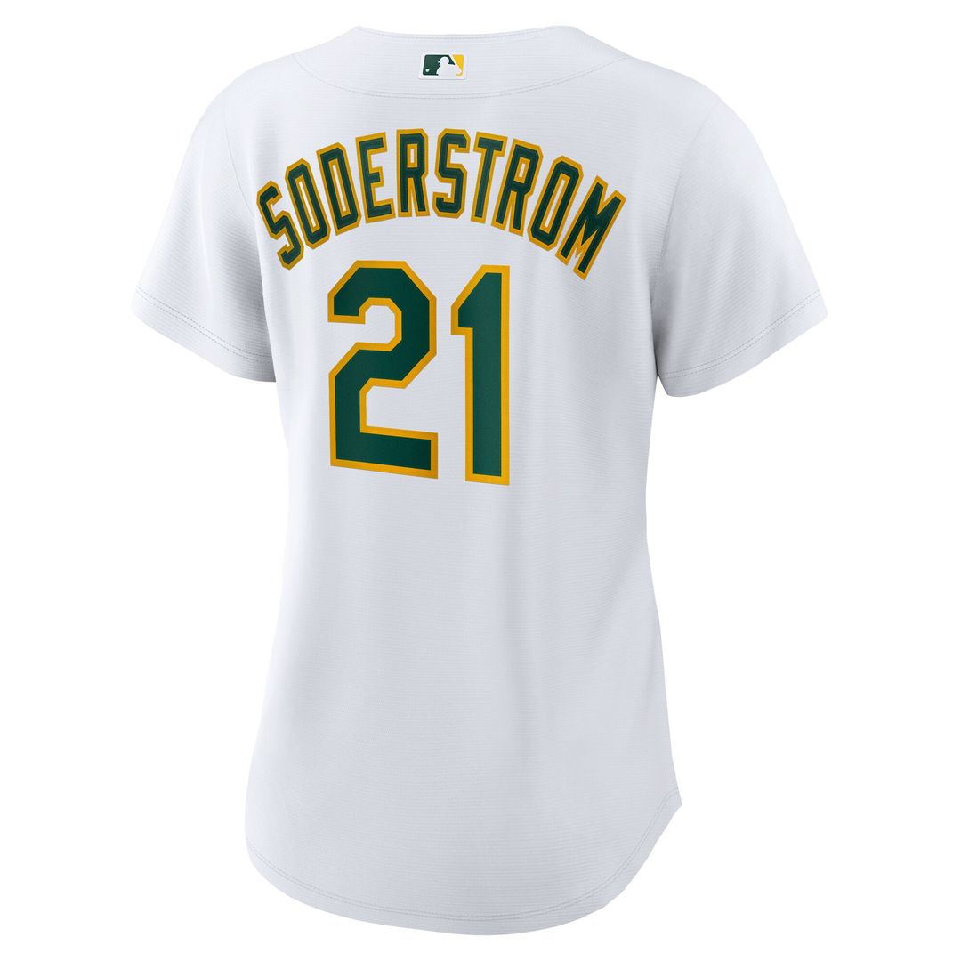 Athletics Tyler Soderstrom Nike Women's Home Replica Jersey - White Team Jersey Sports Fan Apparel