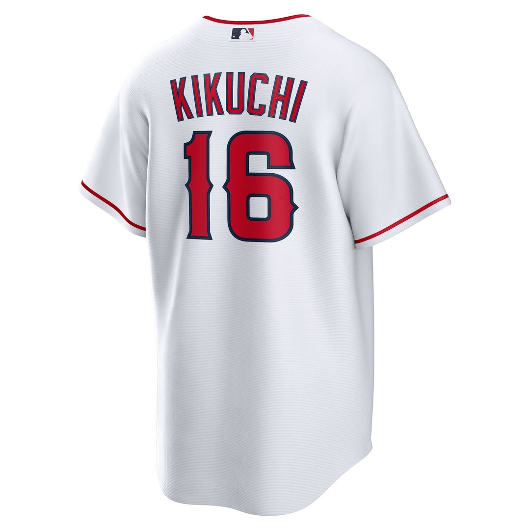 Los Angeles Angels Yusei Kikuchi Nike Home Replica Jersey - White Team Jersey Sports Fan Apparel