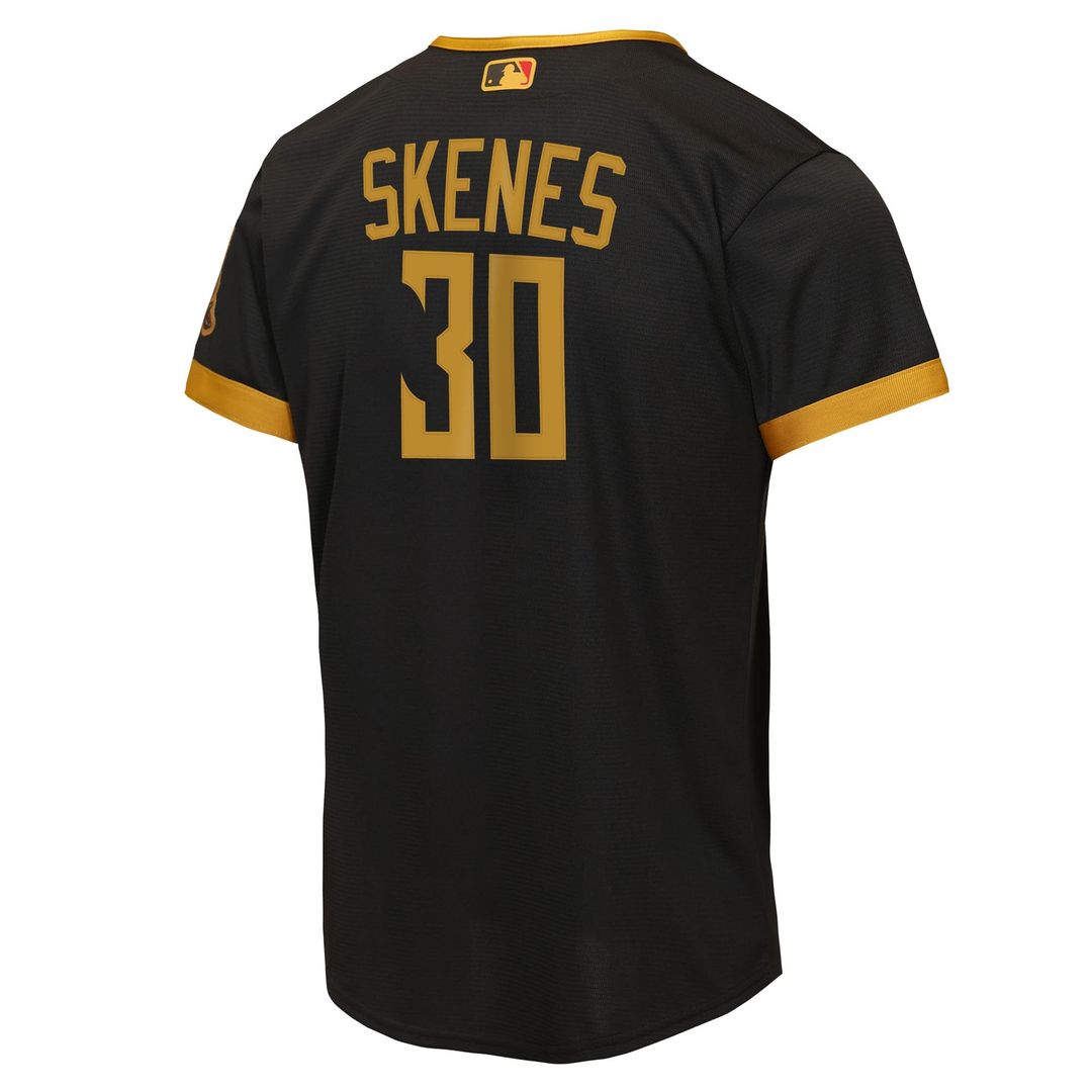 Pittsburgh Pirates Paul Skenes Nike Youth 2026 City Connect Stadium Jersey - Black Team Jersey Sports Fan Apparel