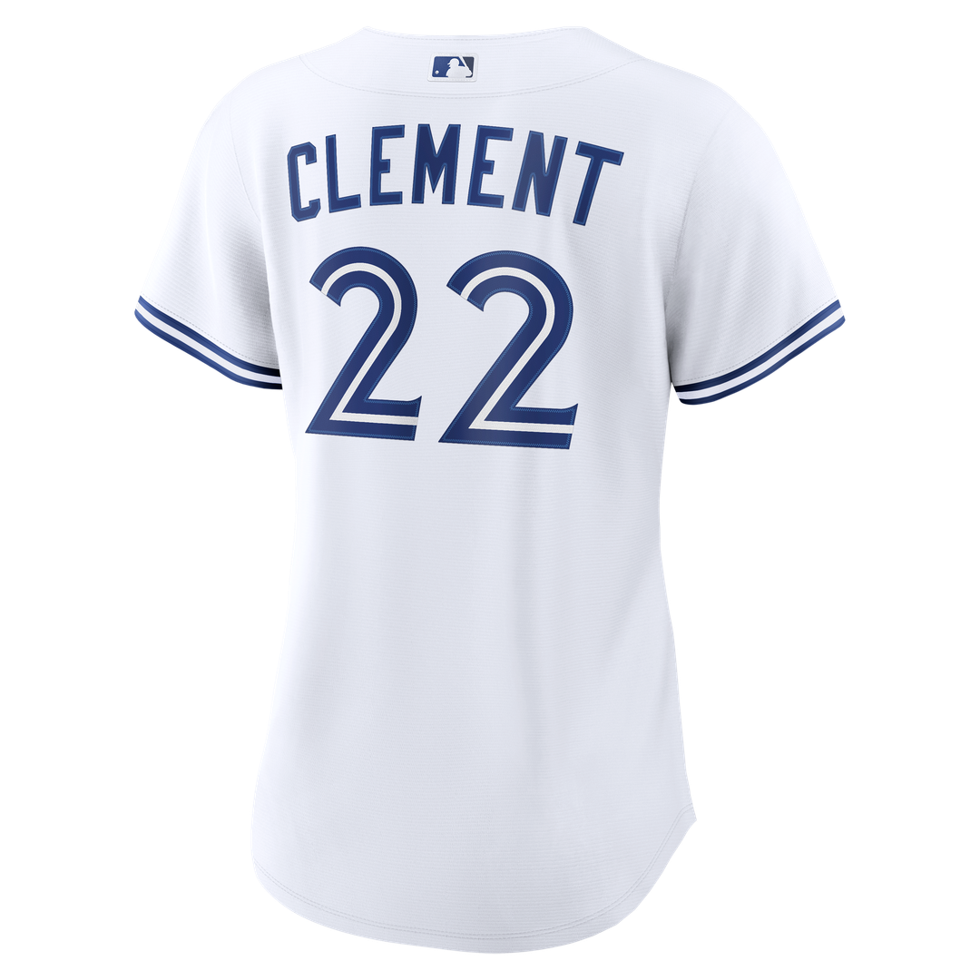 Toronto Blue Jays Ernie Clement Nike Women's Home Replica Jersey - White Team Jersey Sports Fan Apparel