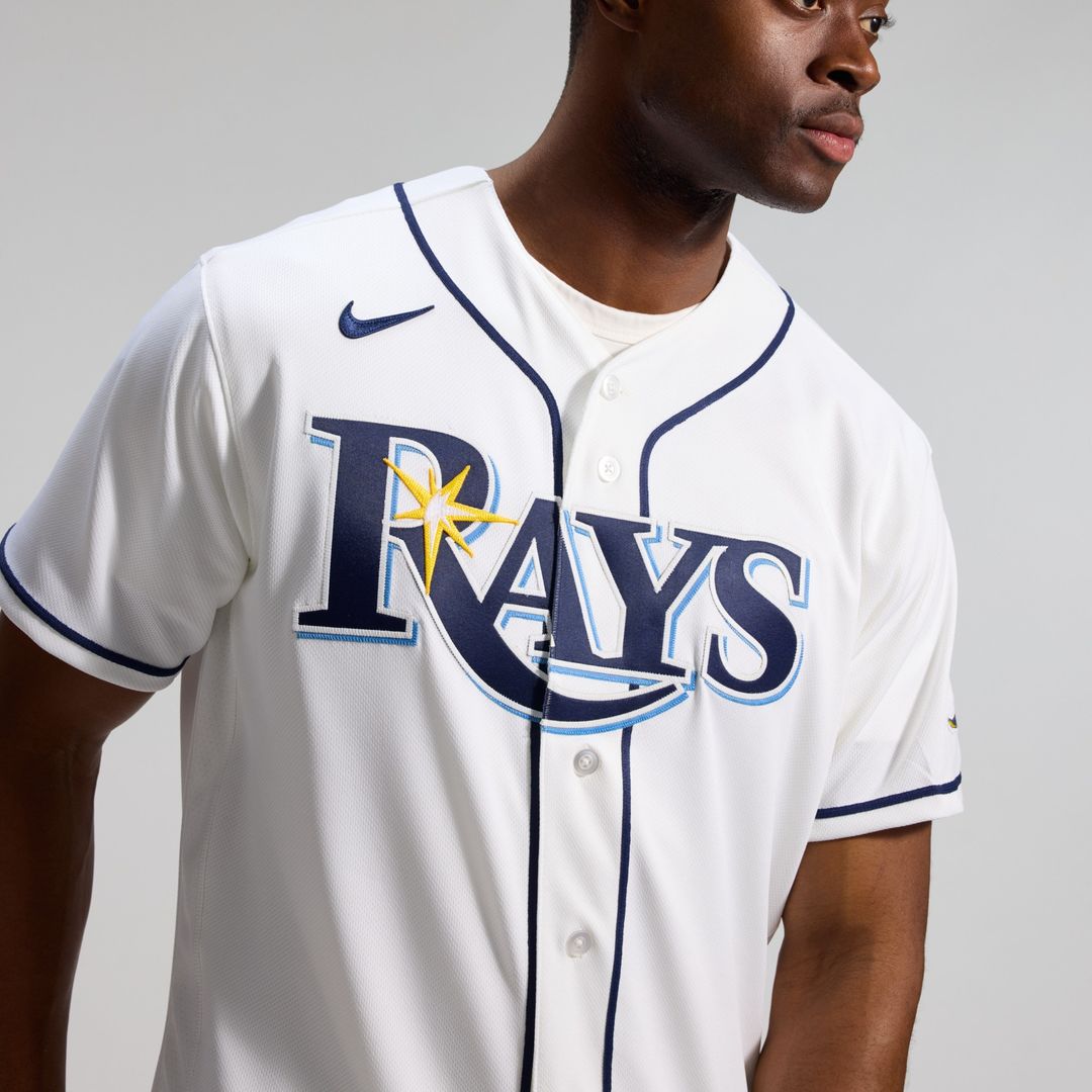 Tampa Bay Rays Nike Home Authentic Jersey - White Team Jersey Sports Fan Apparel