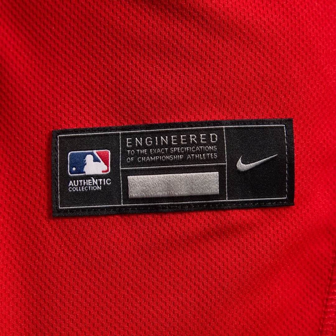 Cincinnati Reds Nike Alternate Authentic Team Logo Jersey - Scarlet Team Jersey Sports Fan Apparel