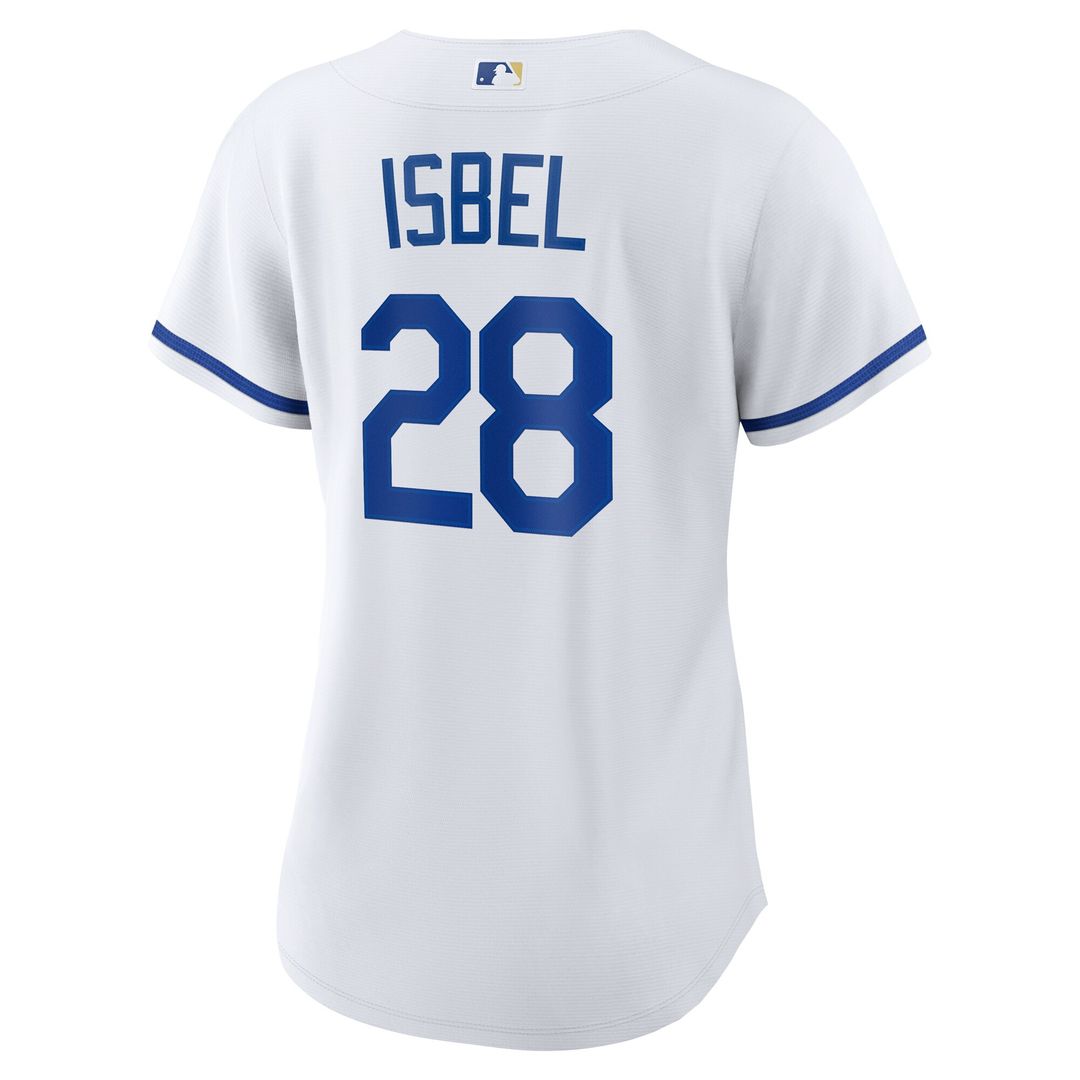 Kansas City Royals Kyle Isbel Nike Women's Home Replica Jersey - White Team Jersey Sports Fan Apparel